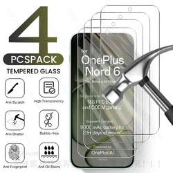 Premium 4 - Pack Tempered Glass Screen Protectors with 9H Hardness for OnePlus Nord 6 (4Pieces)