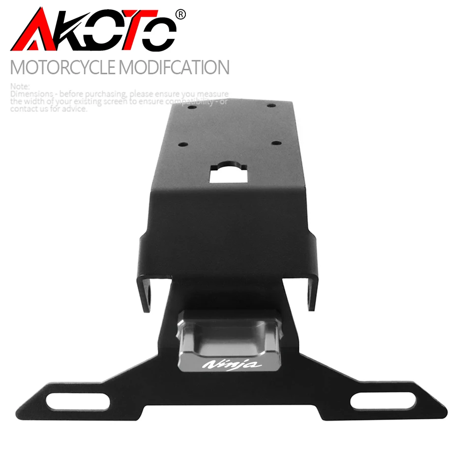バイク用　プレート取り付け 金具　LEDライト付き。カワサキ バイク用 プレート取り付け 金具 LEDライト付き。カワサキ