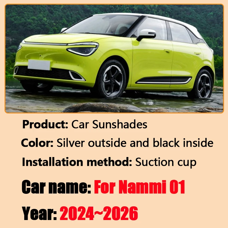 Car Sun Visor Cover for Dongfeng Nammi Box 01 S31 IVM EX02 Full Sunscreen Window Anti-UV Sunshades Accessories