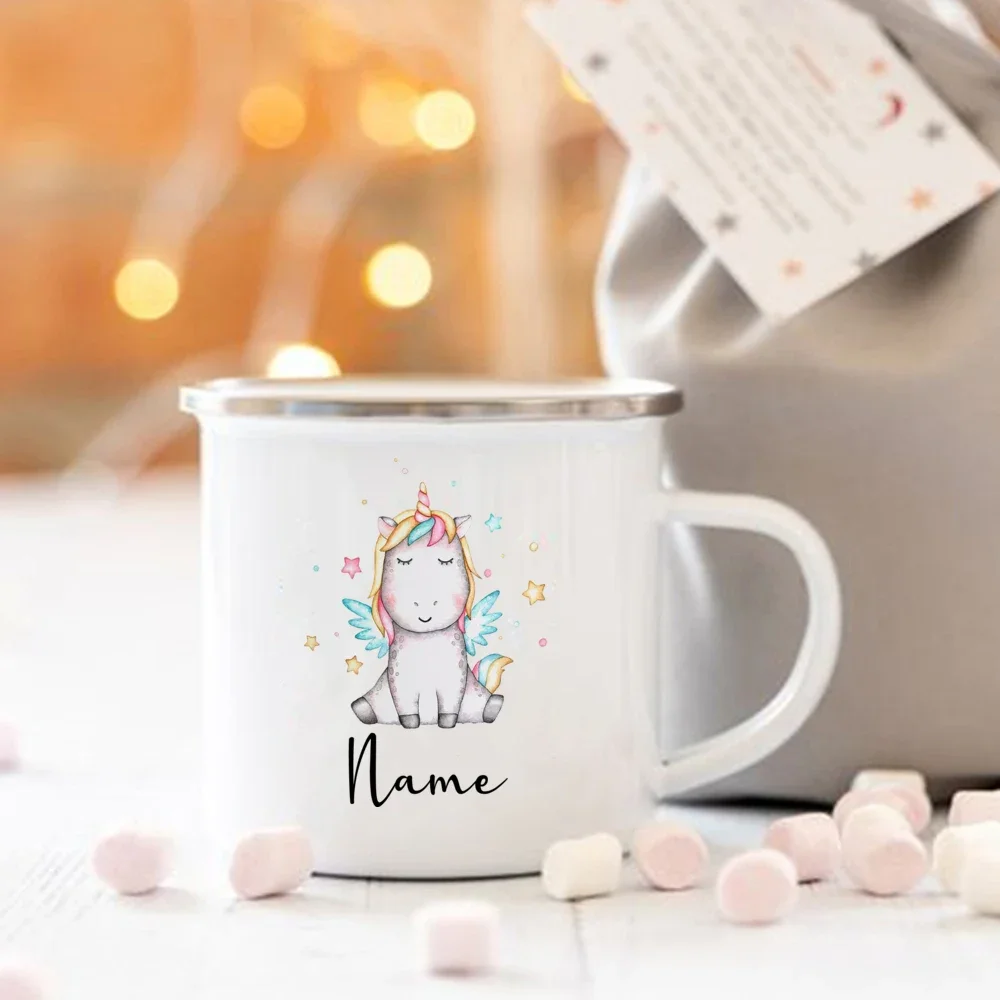 Taza Personalizada Con Inicial Y Nombre Estilo Dinosaurio