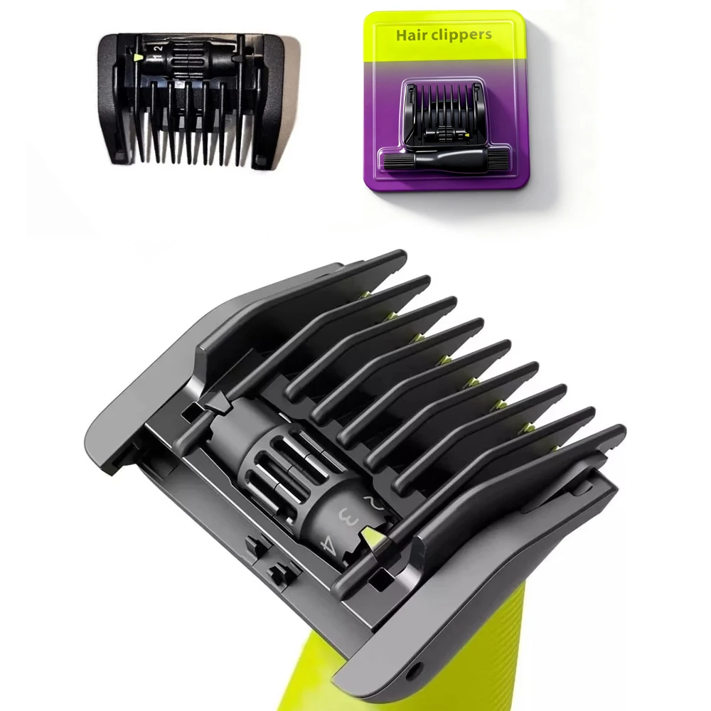 OneBlade 5 In 1 Guard Guide Comb Beard Trimmer 1-5mm Adjustable Combs For One Blade QP2520 QP2530 QP2620 QP2630 QP2724_voghion.com