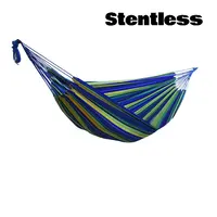 Double Hammock w/Stand, 2-People Hammock & Stand Set w/Storage Bag & Carrying Bag, Outdoor/Indoor Heavy-Duty Portable Hammock 1