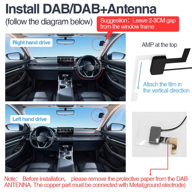 Ricevitore DAB+ Per Auto - Tuner Digitale Con Antenna Amplificata - Foto 2