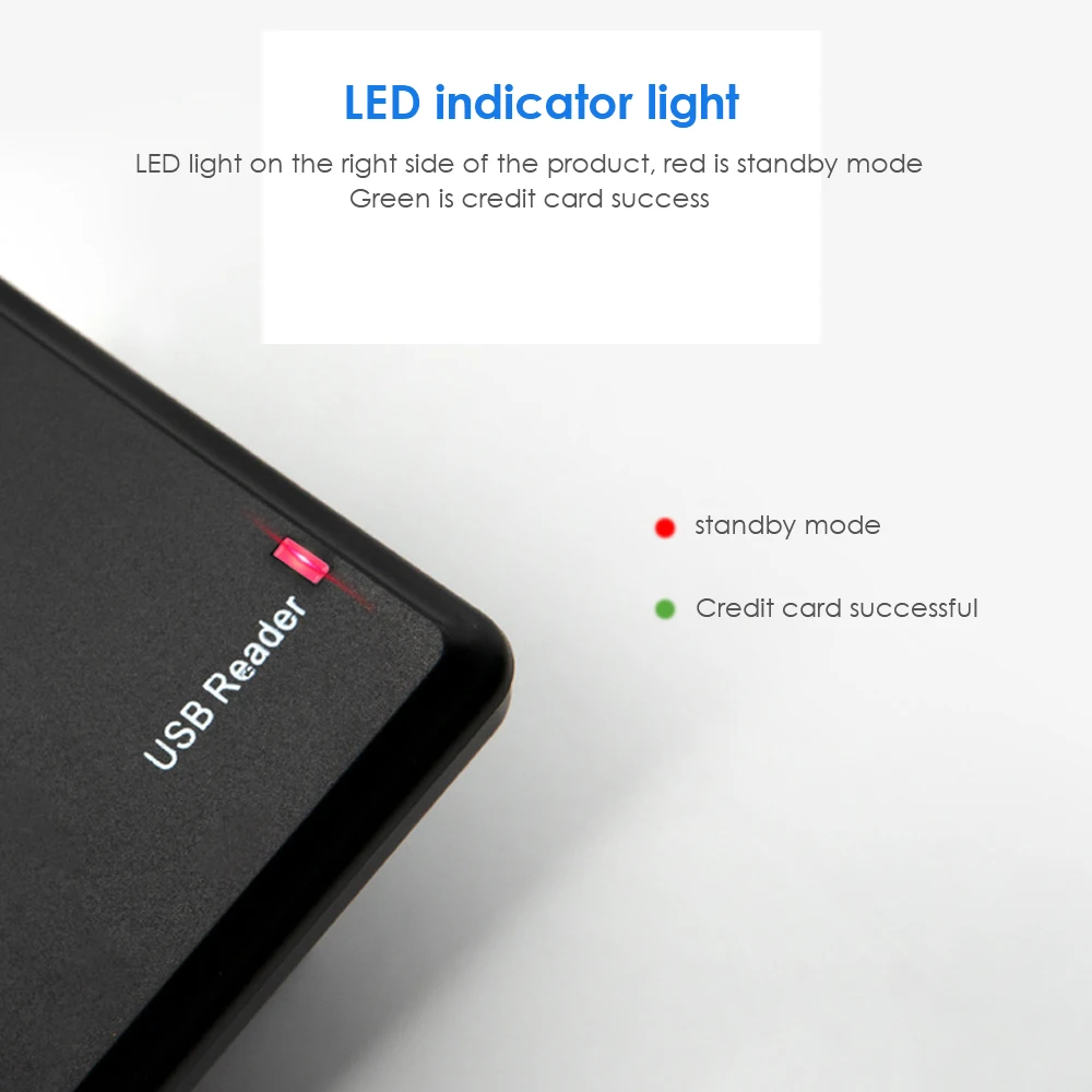Smart RFID Card Reader 125KHz 13.56MHz ID IC Dual Frequency Access Control Encry