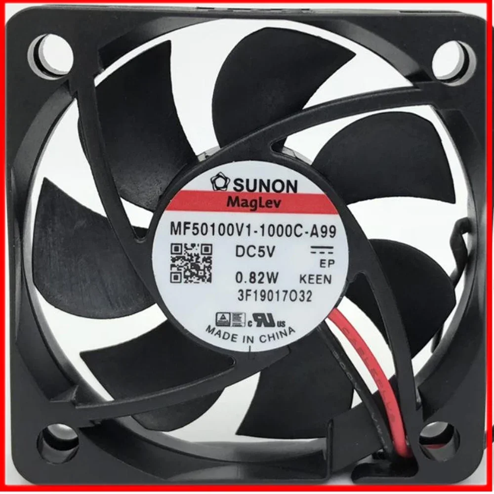 Новый оригинальный MF50100V1-1000C-A99 5v 0,82 w 5010 встроенный вентилятор постоянного тока новый оригинальный sunon mf60252vx 1000c a99 built 6025 24v 2 04 w 6cm inverter fan