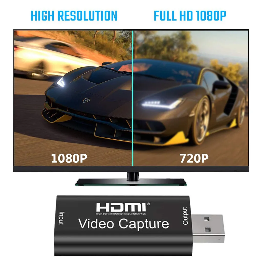 4K 1080P Full HD HDMI to USB 2.0 Video Capture Card for Phone Game Video Live Recording video capture card