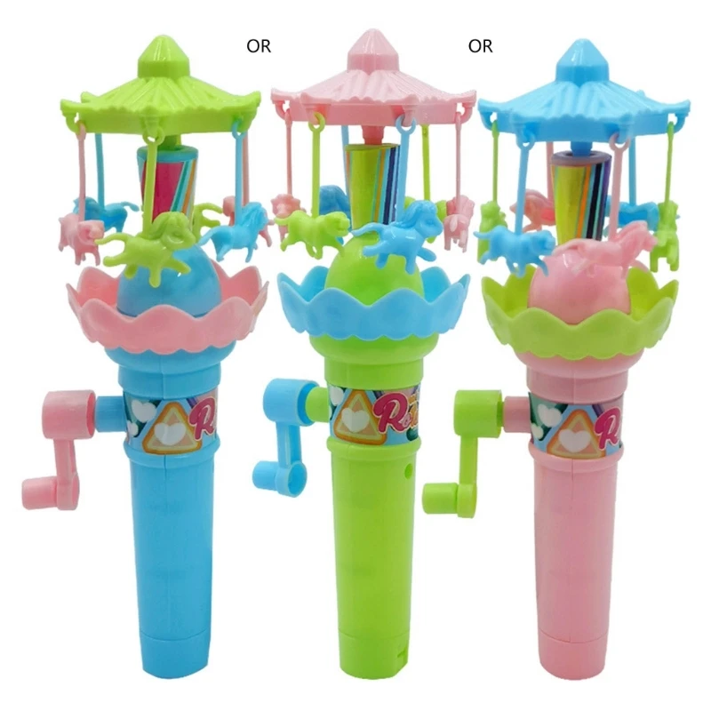 

Fun and Quirky Hand Crank Toy with Illuminating Lights Animals