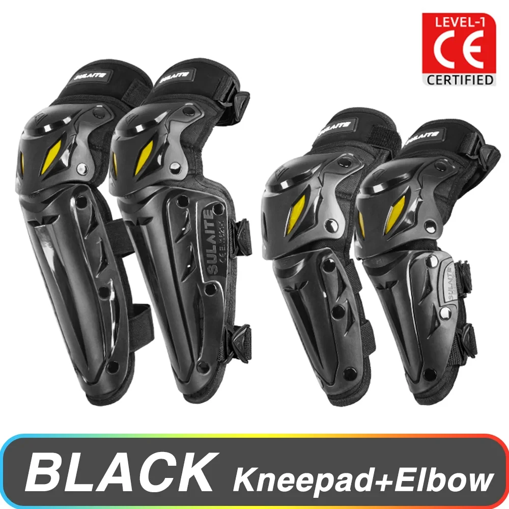 

Motorcycle Knee Pad Elbow Protective Combo Knee Protector Equipment Gear Four Seasons Outdoor Sport Motocross Knee Pad Ventilate