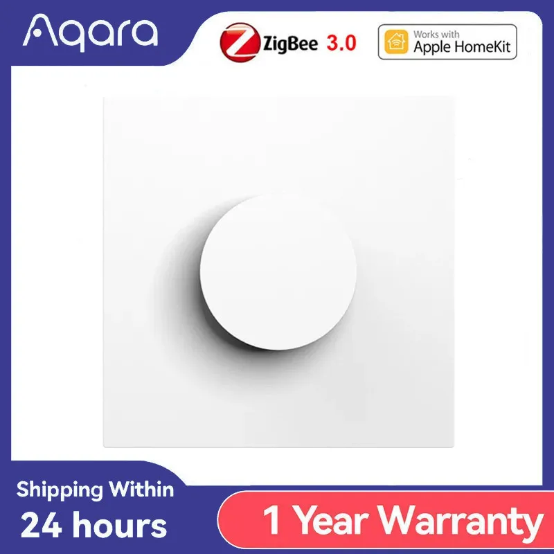 

New Aqara Smart Dimmer Switch H1 Wireless Rotary Switch Intelligent Adjustment Light Brightness Zigbee 3.0 Work for APP Homekit