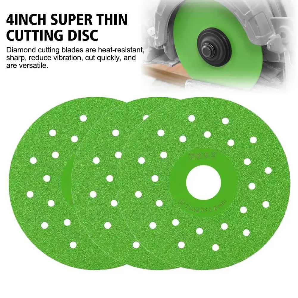 

5pcs 4inch Super Thin Cutting Disc For Porcelain Glass Ceramic Tile Diamond Saw High Quality Heat-resistant Diamond Saw Bl B3i1