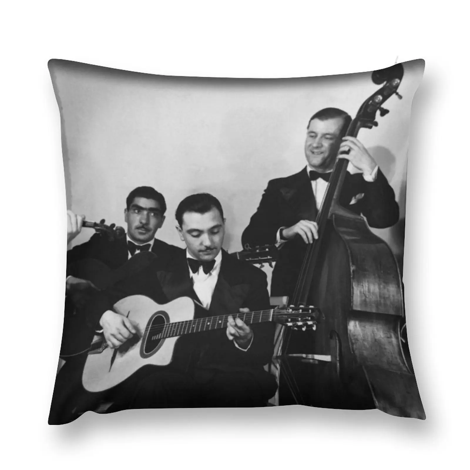 

Quintet du Hot Club de Paris Throw Pillow Elastic Cover For Sofa pillow cover christmas