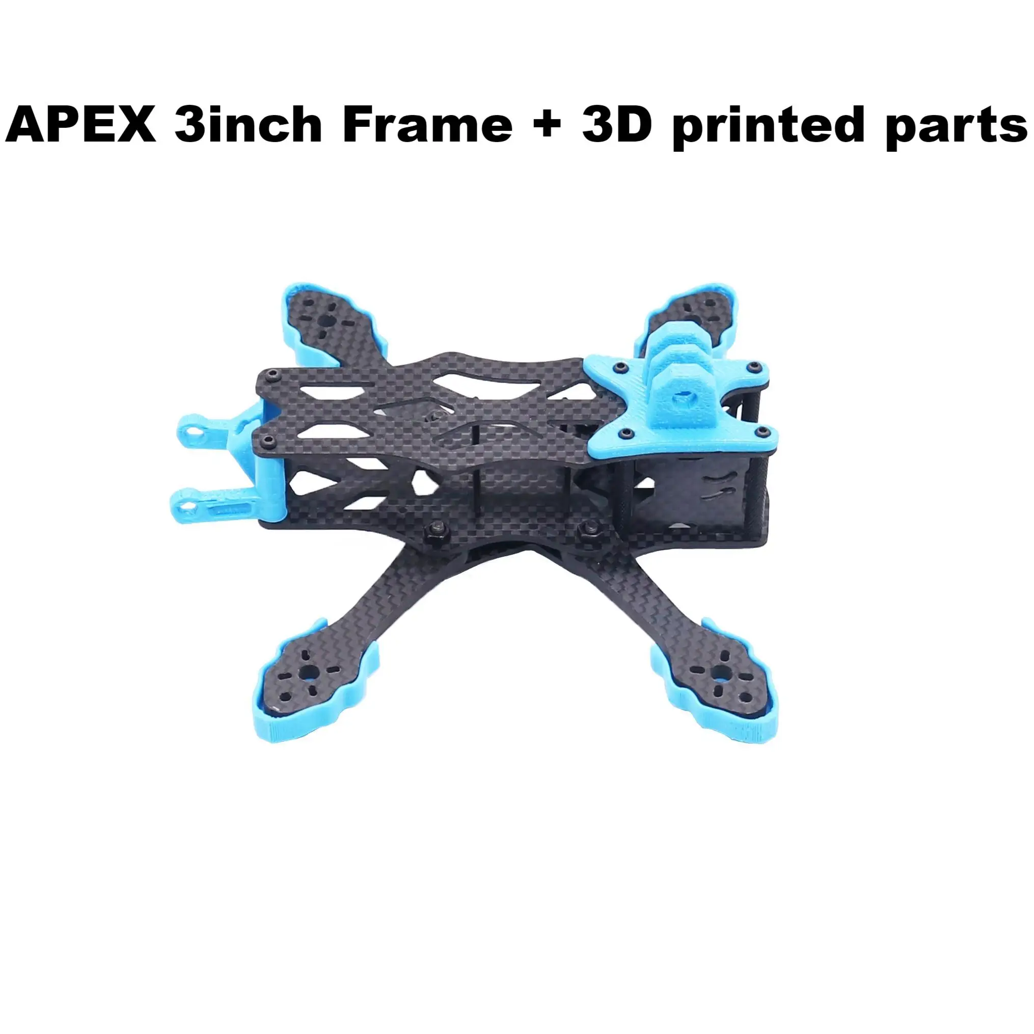 APEX Mini 3 Inch 150mm Carbon Fiber Frame Kit with 4MM Thickness Arms For FPV Fr