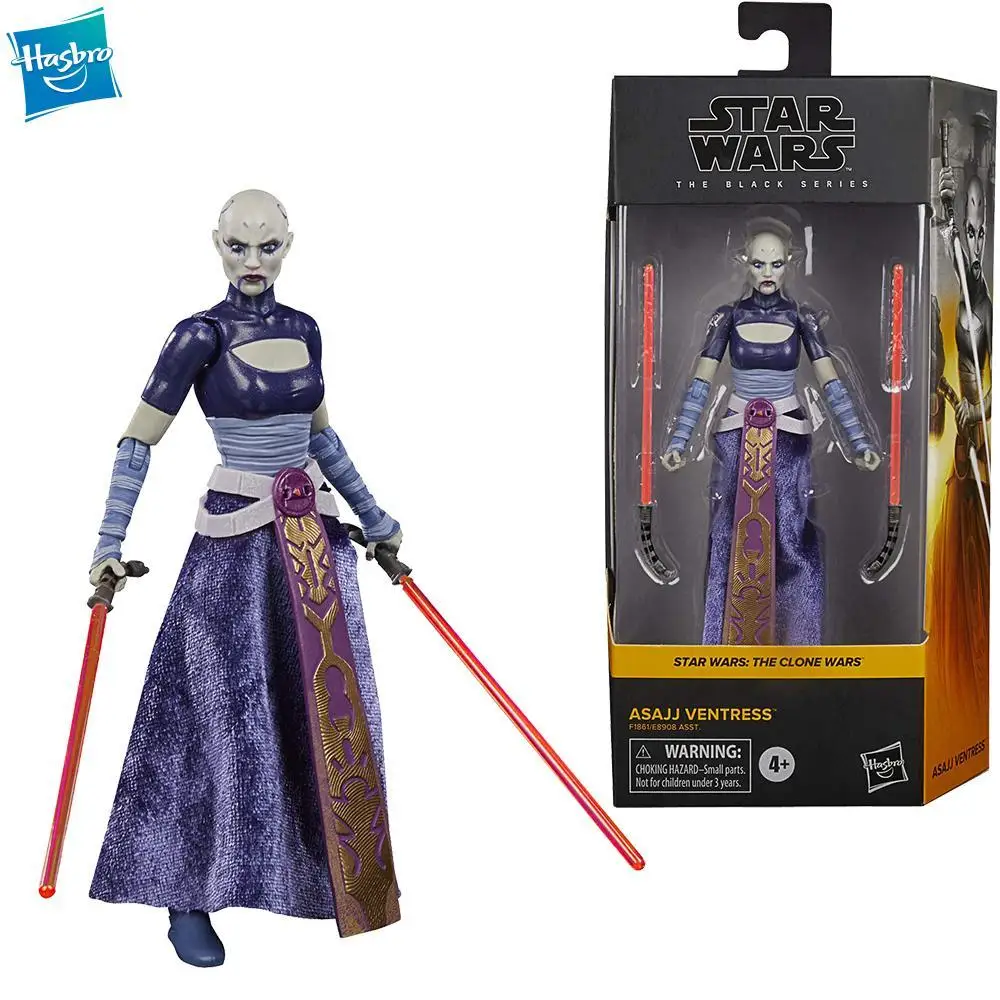 

Hasbro Star Wars The Black Series The Clone Wars Asajj Ventress 6Inch Action Figures Toy Gift Collectibles In-Stock New Original