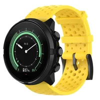 Bracelet en Silicone de 24mm pour montre intelligente SUUNTO 7 9 Baro D5, bracelet de remplacement pour sport spartan hr Fossil Q Hybrid correa 3