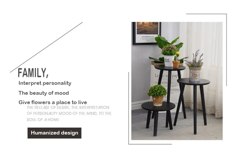 Solid Wood Flower Stand, Plant Stand, Flower Pot,Garden Decoration, Bonsai Display Stand Living Room Balcony Flower Stand Stool