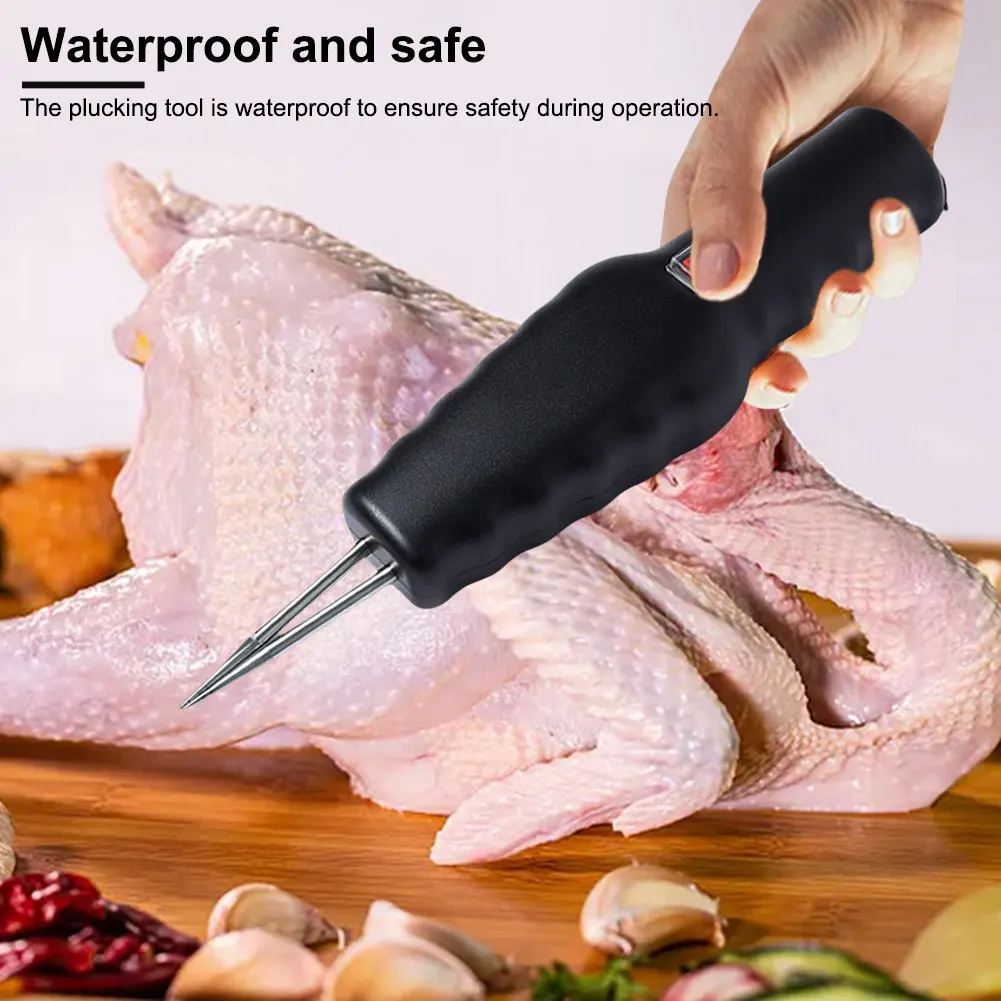 Electric Chicken Plucker Machine Automatic Chicken Hair Removal Portable Poultry Feather Plucker Multi-Function for Duck Goose