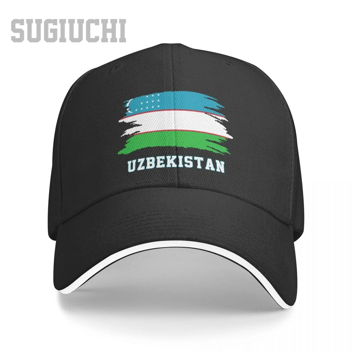 

Unisex Sandwich Uzbekistan Flag Uzbek Baseball Cap Men Women Hip Hop Caps Snapback Golf Hat Fishing