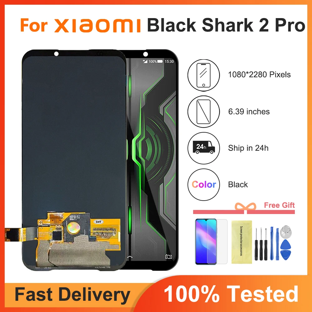 6.39 ''Super Amoled Per Xiaomi Black Shark 2 Pro Display Lcd Touch Screen Digitizer Assembly Dlt-A0 Skw-H0 Skw-A0 Display Lcd