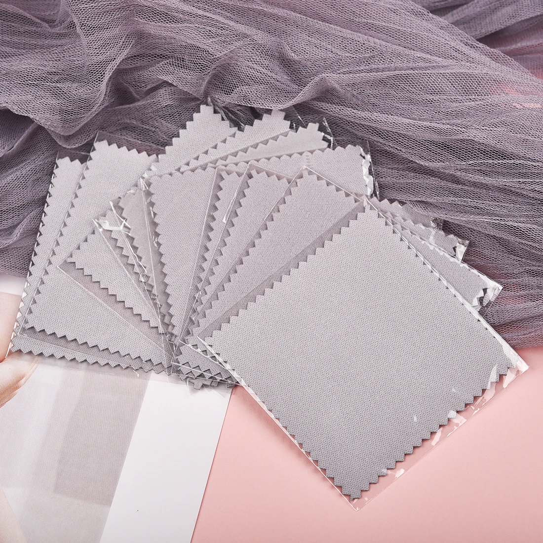 Silver Polishing Cloths - Anti-Tarnish, Reusable, Soft Wiping for Shiny Jewelry (50/10 Pack)