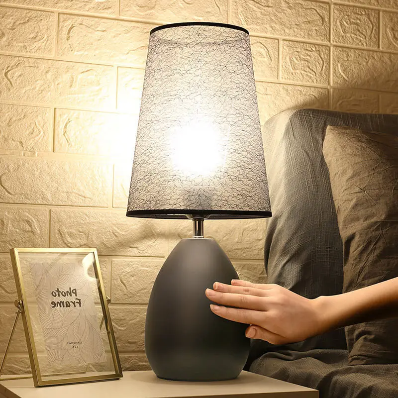 

TEMAR Nordic Table Lamp LED Creative Touch Dimming Desk Light Modern Simple for Home Living Room Bedroom Bedside Decor