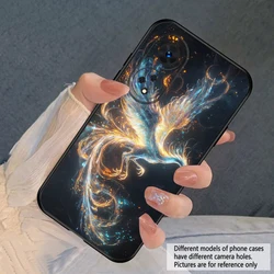 Cartoon Phoenix Silicone Soft Phone Case for OPPO Reno 4Z 5G (BBM-BBM2504242)