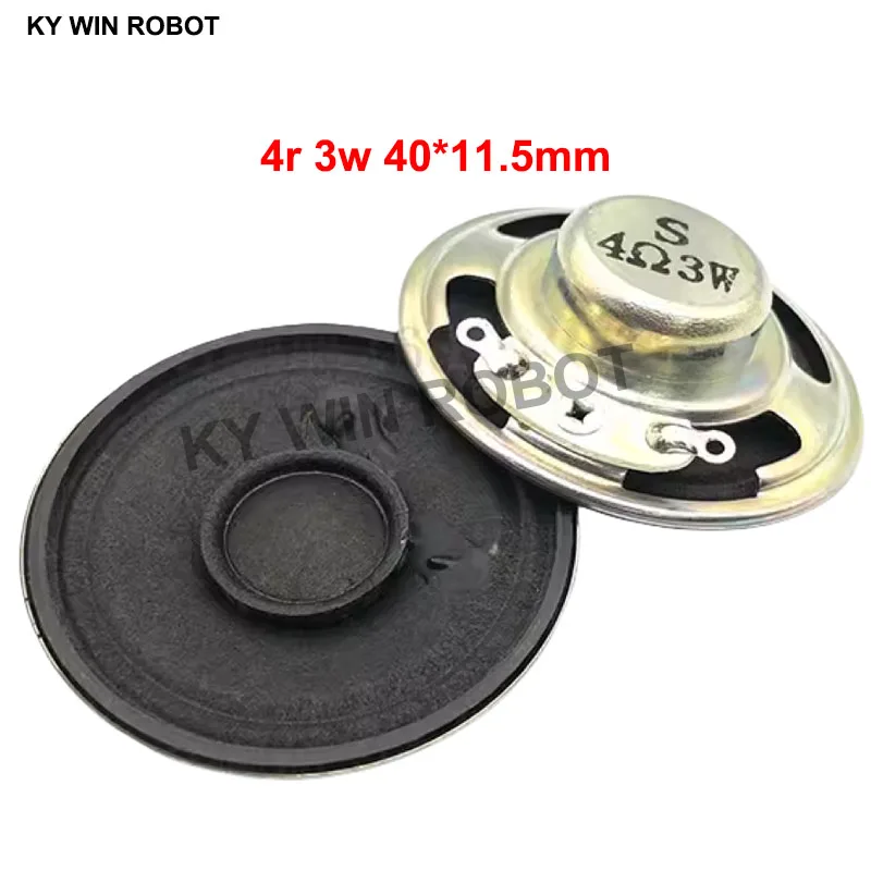 

2pcs/lot New Ultra-thin speaker 4 ohms 3 watt 3W 4R speaker Diameter 40MM 4CM thickness 11.5MM