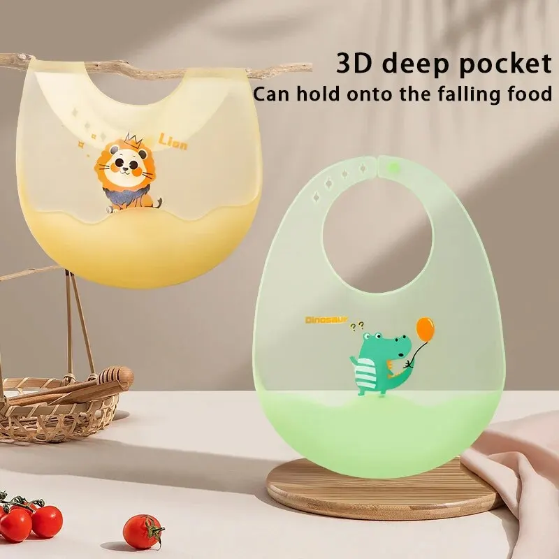 Waterproof Silicone Baby Bibs
