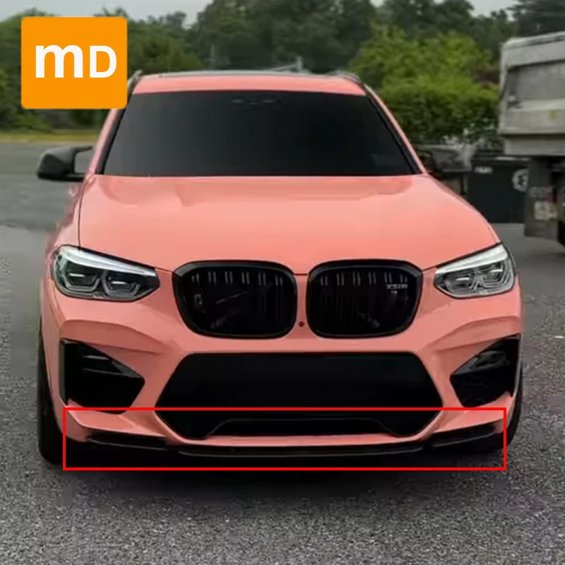 

Gloss Black Front Bumper Lip Diffuser Spoiler Splitter Body Kit Guards For BMW X3M X4M F97 F98 2019-2021 Car Accessories Upgrad