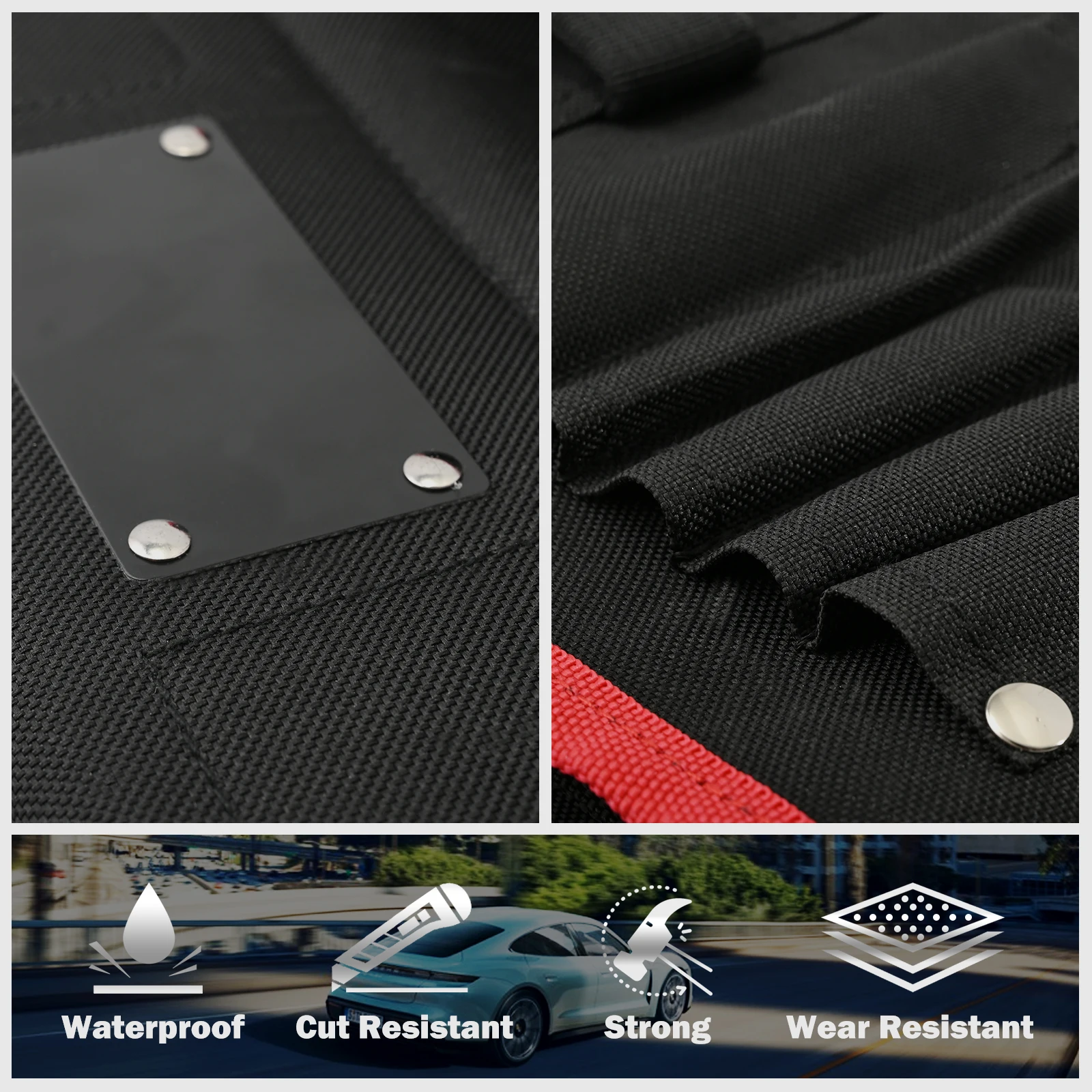 EHDIS Window Tinting Waistband Tool Bag Car Foil Vinyl Film Wrapping Squeegee Knife Magnetic Storage Pouch Carrying Waist Pocket