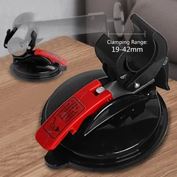 Compact High - Strength Suction Cup with Telescopic Mechanical Base (Black)