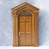 1:12 Dollhouse Miniature European Retro Villa Door Simulation Door Furniture Model Decor Toy Doll House Accessories 5