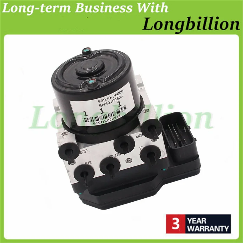 1PC 58920-2E000 Hydraulic ABS Module 2WD 2005-2008 for Hyundai Tucson KIA Sportage 589202E000 Refurbished