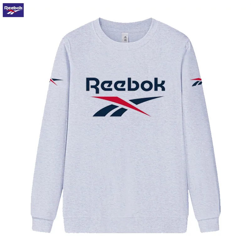 Reebok brand - Men's and Women's Trendy Casual Shirt - Round-neck Hoodie - Personalized Sport Shirt - Fashion Street Style Comfo