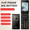 Yeemi M3-1 2G Feature Phone 2.8 Inch Big Push-Button Flip Phone Dual SIM 1800mAh FM Radio Cellphone For Old Man Russian Keyboard 6