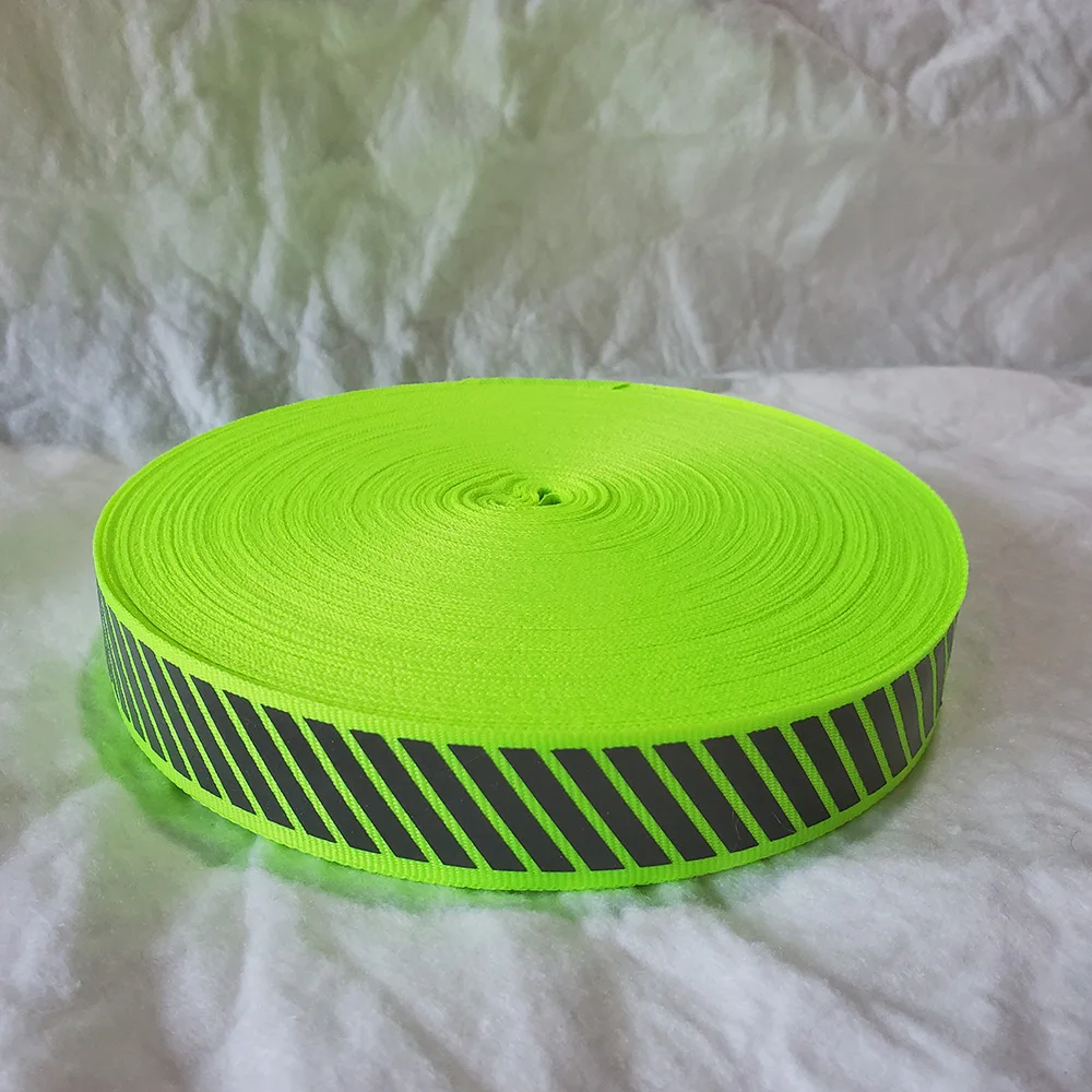 Рисунок 5 - 2,5 см ширина саржевая тесьма Светоотражающие