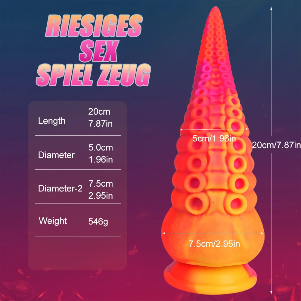 Silicone Octopus Tentacle Butt Dilator Anal Plug Sex Toy For Women Men Anus Expander Adult Product Animal Dildos Big Erotic Game — view 2
