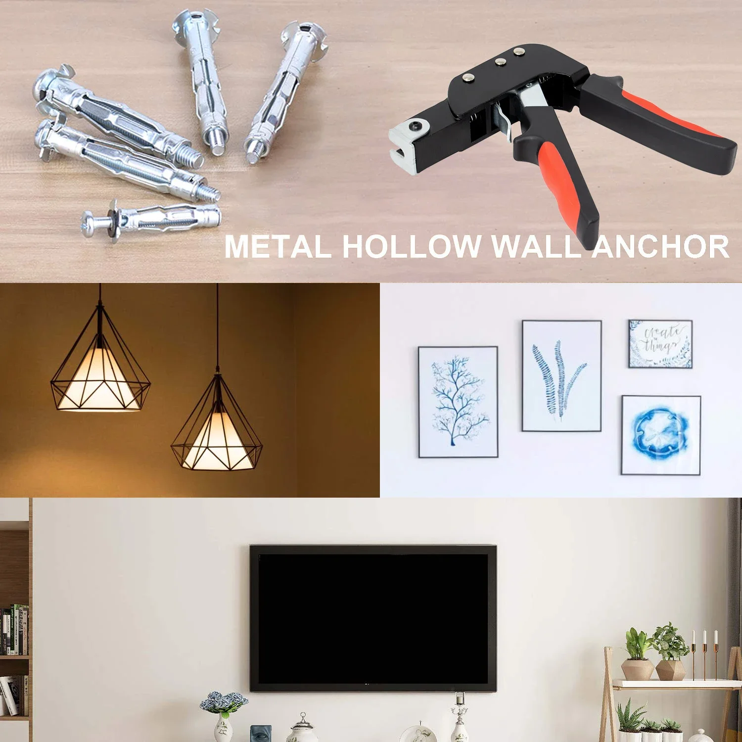 Hollow Drive Wall Anchor Screws Gun Heavy Duty Metal Tool Hollow Wall Anchors Gun Plasterboard Fixing Cheville Molly Bolt hollow wall anchor gun hollow wall anchor set drywall anchor drywall anchor kit