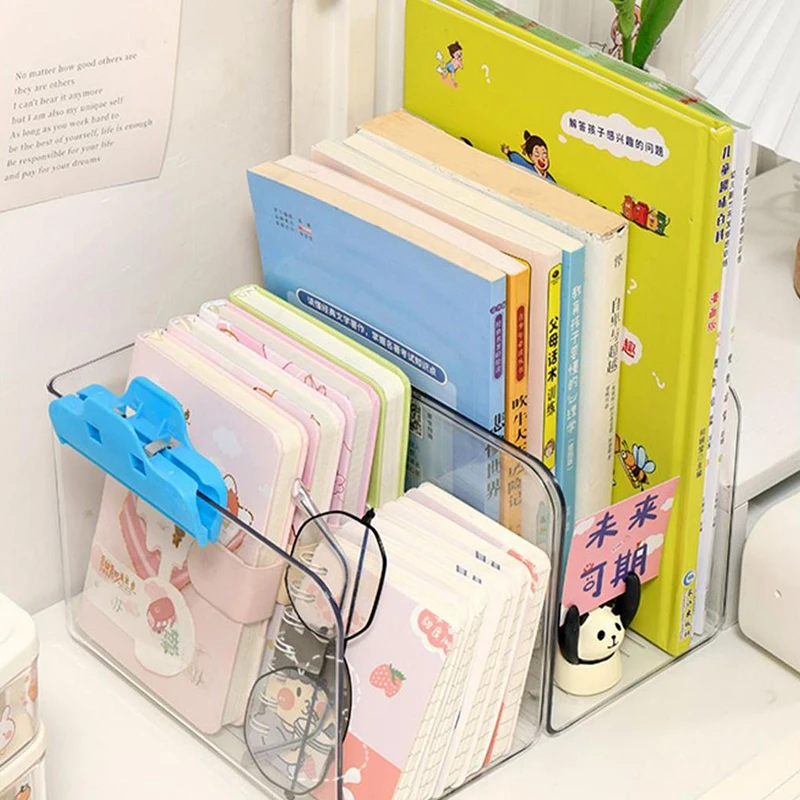 SortNStore Vanity Organizer met 4 brede lades: Set van 2 acryl bureau- organizers met antislip pads | Stapelbare ladekast voor kantoor, slaapkamer, badkamer