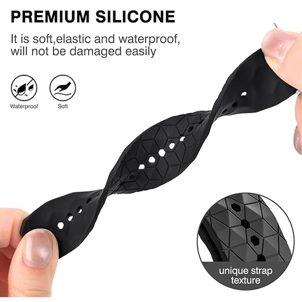 22 مللي متر 20 مللي متر سيليكون الأشرطة ل Garmin F...