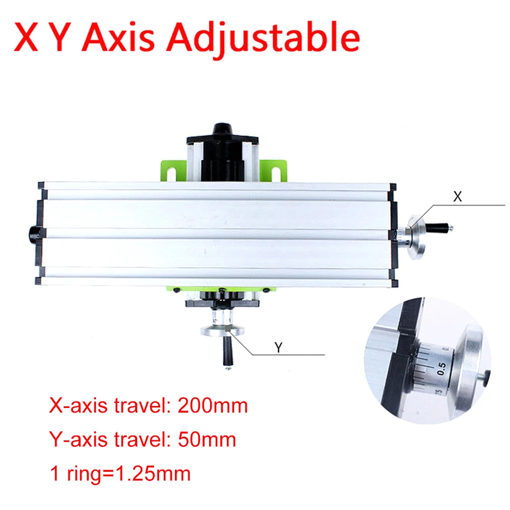 Worktable Bench Drill Vise Fixture Milling Drill Table X and Y Adjustment Coordinate Table For Mini