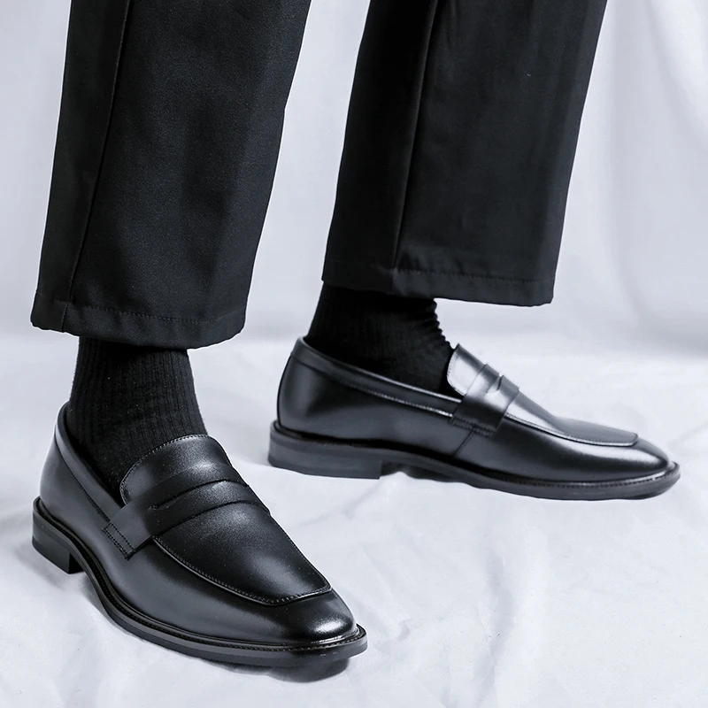 Tênis Masculino Veslesth Couro - Mocassim Casual Confortável Para Trabalho