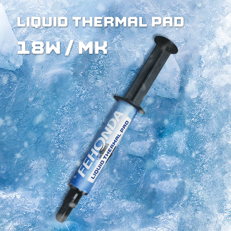 Fehonda 히트 싱크용 액체 열 패드, VGA GPU IC 프로세서, 급속 냉각 열 퍼티, 50g, 100g, LTP81, 18w/Mk, 12g