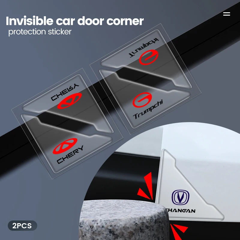 2 Pz Trasparente Car Door Corner Cover Paraurti Silicone Collisione Protezione Antigraffio Per Honda City Odyssey Civic Crv Hrv Rr