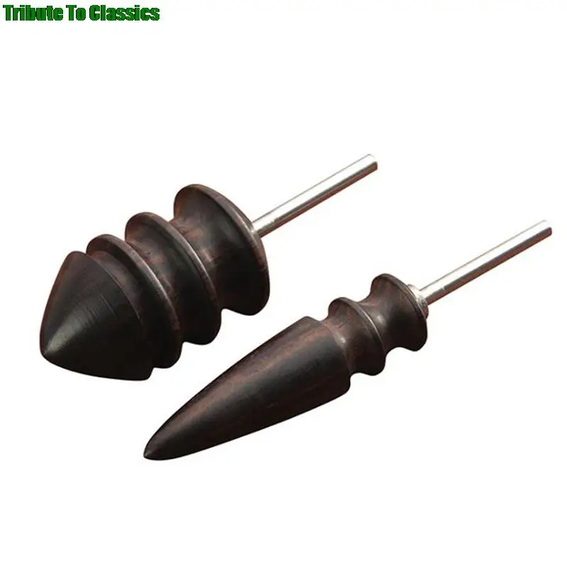 DIY Leather Grinding Tool Electric Polishing Machine Bit Leather craft Edge Arch Groove Slicker Kit Sandalwood Head Burnisher