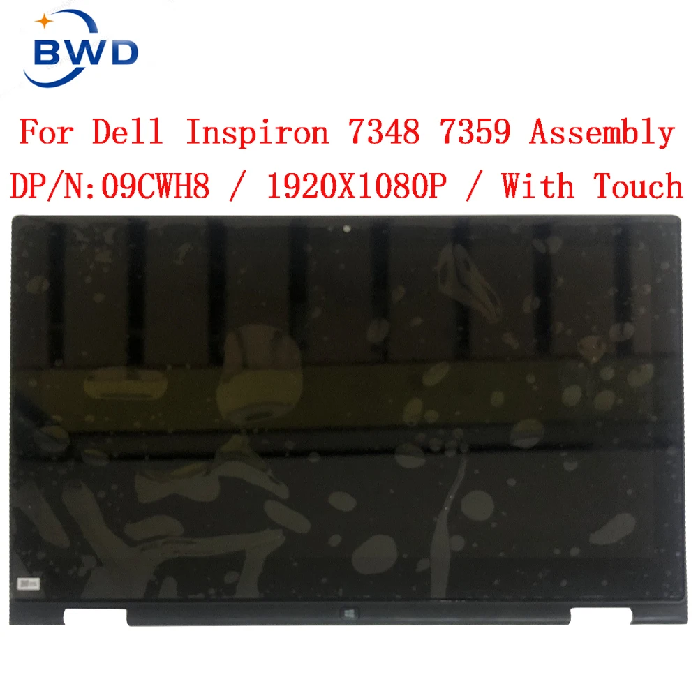 

13.3'' For Dell Inspiron 13 7000 Series 7347 7348 7359 7352 7353 P57G P57G001 LCD Screen Touch Digitizer Assembly With Frame FHD