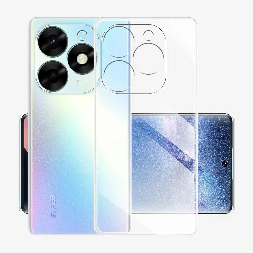 Clear Soft Silicone Phone Case - Transparent Protective Cover