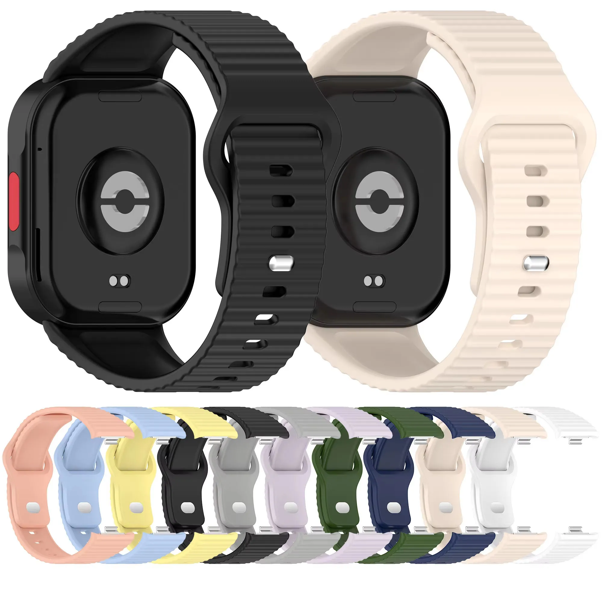 Versatile Silicone Sport Wristband Replacement Strap