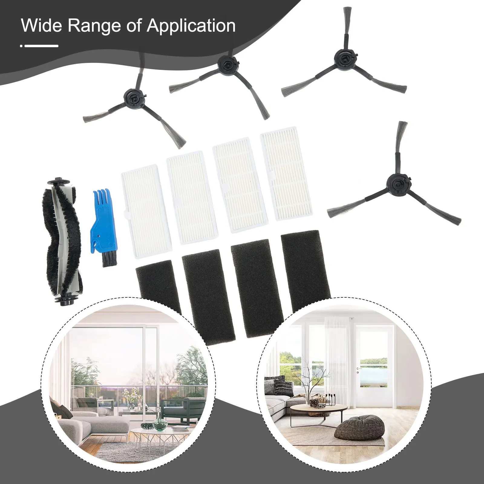 

Household Cleaning Side Brushes Accessories Filters More Durable Replacement Spare Parts For Vactidy Nimble T6