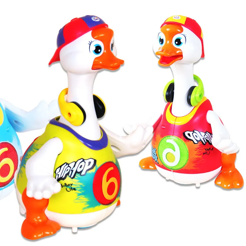 Robot Duck toy Interactive Dancing Duck Electronic Singing Cute Pet Toys Walk With LED For Children Birthday Gifts 3