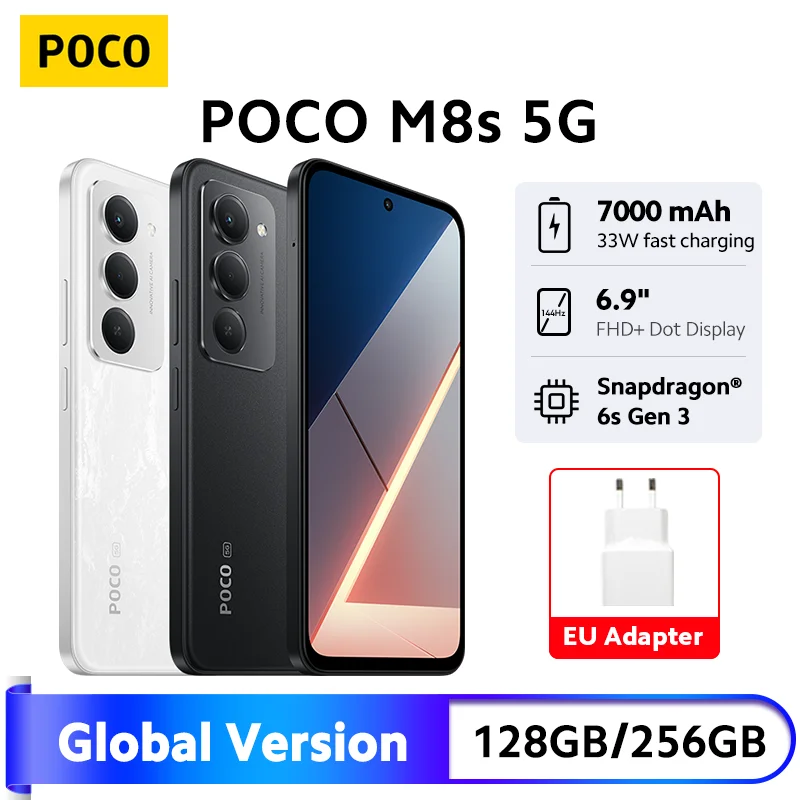 Смартфон POCO M8s 5G Global Version, обзор, отзывы, характеристики, купить